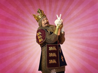 Jonathan Goad is King Arthur in the hilarious Monty Python's Spamalot.   Creative Direction by Punch & Judy Inc.