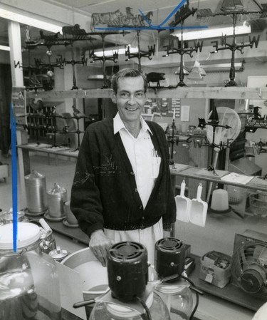Cork Foster, president of Berry-Hill Mail order firm, St. Thomas, 1990. (London Free Press files)