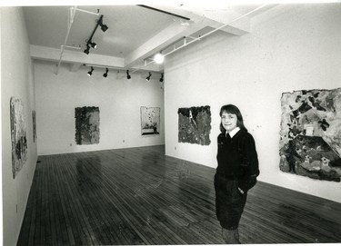 Jacqueline Gillespie, manager of Forest City Art Gallery, 1988. (London Free Press files)