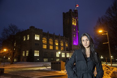 Bita Pejam is the president of the Western Iranian Student Association in London, Ont. on Wednesday Jan. 8, 2020. Derek Ruttan/The London Free Press