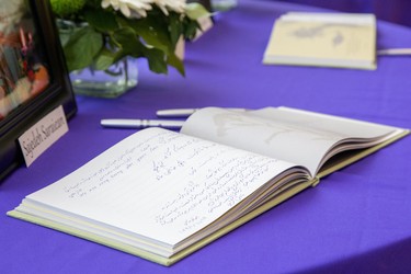 Many left messages in books of condolence for four Western University students were set up in the Chu International Centre in the International and Graduate Affairs Building in London, Ont. on Thursday January 9, 2020. The memorial will be open again on Friday from  9am-4pm. Derek Ruttan/The London Free Press/Postmedia Network