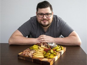 Kyle Wyatt of the Salt and Swine Charcuterie Delicatessen will be explaining his passion for charcuterie to audiences at the 15th annual London Wine and Food Show Thursday through Saturday. (Derek Ruttan/The London Free Press)