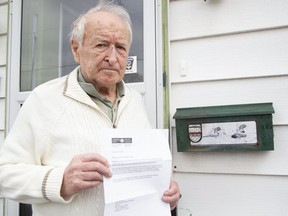 Canada Post has halted delivery to John Craig's home in London and those of his neighbours because of a "threatening" dog in the area. (Derek Ruttan/The London Free Press)