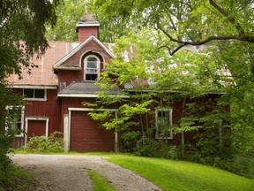 An old barn, retreating into the woods is part of the old Payne's Mills community that may become a new heritage conservation district in London, Ont.  (Mike Hensen/The London Free Press)