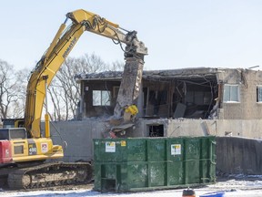 Demolition continues on the site of the future Gateway casino on the east side of Wonderland Road south of Bradley Avenue in London, Ont.  Monday Jan. 6, 2020.  One letter writer is concerned about how the future casino will affect already heavy traffic in the area.  (Mike Hensen/The London Free Press)