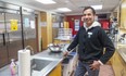 Dwayne Hill, a cook at the Hamilton Road Seniors Centre who moved off Ontario Works and into a job in London. (Mike Hensen/The London Free Press)