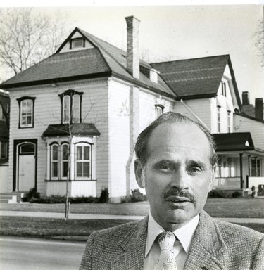 Former pastor Milton Schwartzentruber is director of Quintin Warner House, located at Queens and Maitland Street, 1981. (London Free Press files)