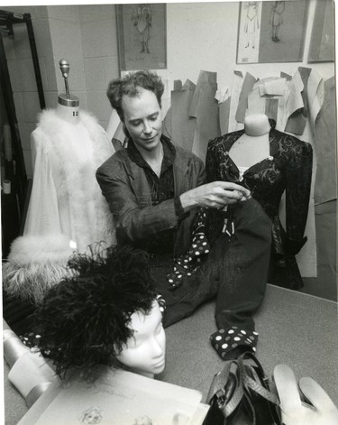 Phillip Clarkson, costume designer at Grand Theatre, 1987. (London Free Press files)