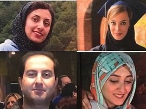 Hadis Hayatdavoudi, Ghazal Nourian, Milad Nahavandi and Sajedeh Saraeian -- the Western University students killed when Iran shot down a passenger jet carrying 176 people.