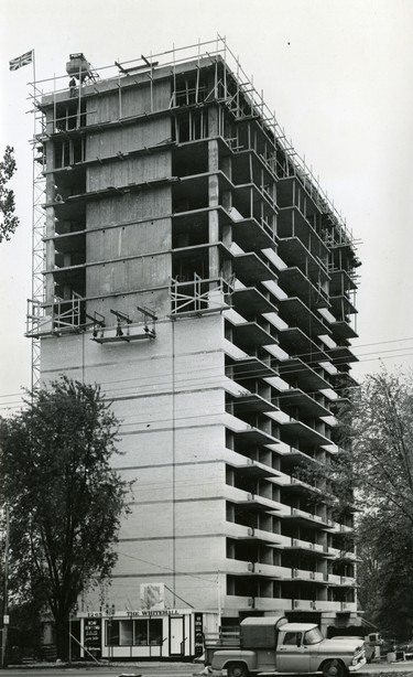 Whitehall Apartments at 1265 Richmond Street, 1962.  (London Free Press files)