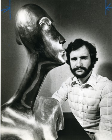 Jens Thielsen of Thielsen Art Gallery, 1978. (London Free Press files)