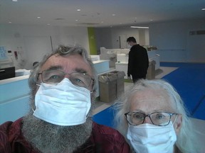 Greg and Rose Yerex are still quarantined in a hospital in Nagoya, Japan amidst the coronavirus breakout. Rose has received the two negative swab results required to leave but Greg has not. (Facebook)
