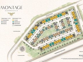 Wastell Homes plans on building 94 condominiums at Sunningdale and Callaway roads, the first phase in development around Sunningdale Golf and Country Club on land that was owned by Corlon Properties.