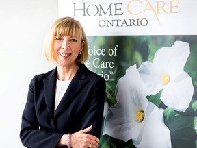 Handout/Chatham Daily News Sue VanderBent, CEO of Home Care Ontario, says there is also a shortage of personal support workers in this sector of health care due to low pay and scheduling issues.