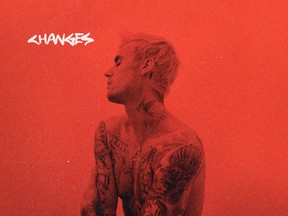 Justin Bieber is pictured on the cover of his new album "Changes." (Handout)