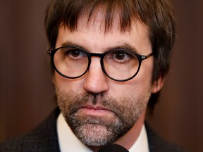 Heritage Minister Steven Guilbeault attends a news conference on Parliament Hill in Ottawa, Feb. 3, 2020.