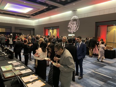 About 570 guests flocked to RBC Place to celebrate Chinese New Year Saturday Feb. 8, 2020. The annual Dragon Gala is organized by the London chapter of the Chinese Canadian National Council. (Jennifer Bieman/The London Free Press)