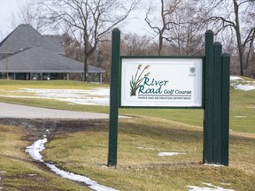 A report from city hall recommends that the city close River Road Golf Course, one of three municipally owned courses in London. Photo taken Thursday January 30, 2020. (Derek Ruttan/The London Free Press)