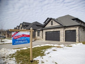 A house for sale on Bond Street in Mt. Bridges, Ont. on Wednesday. Derek Ruttan/The London Free Press/Postmedia Network