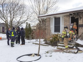 London firefighters called to a house fire. (File photo)