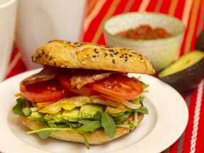 Tex-Mex Breakfast Bagel by Jill Wilcox, (Mike Hensen/The London Free Press)