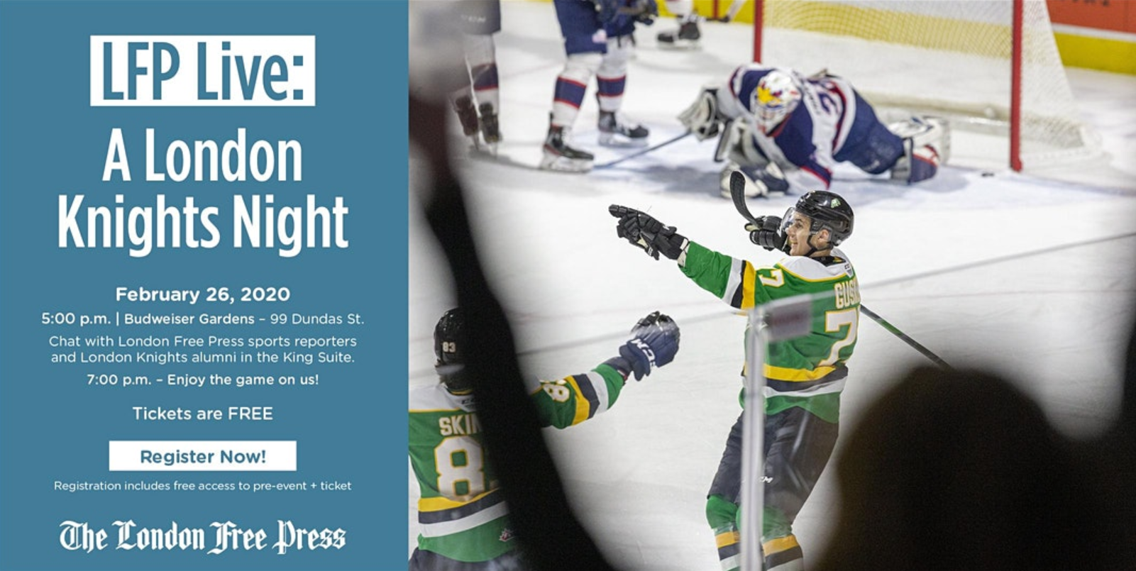 LFP LIVE A London Knights Night at Budweiser Gardens sells out in just 12 hours London Free Press