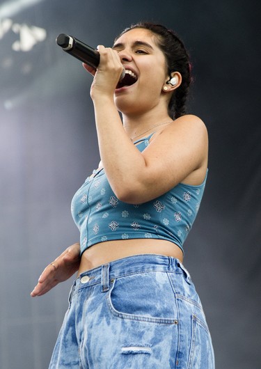 Alessia Cara performs at Rock The Park in London, Ont. on Sunday July 16, 2017. Derek Ruttan/The London Free Press/Postmedia Network