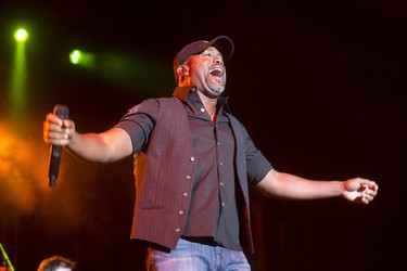 Darius Rucker plays for an energetic crowd at Rock The Park presents Gone Country Music Festival in Harris Park in London, Ontario on Wednesday July 23, 2014. CRAIG GLOVER/The London Free Press/QMI Agency