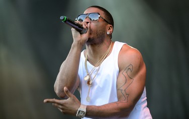 Nelly performs at Rock the Park at Harris Park in London, Ontario on Friday July 15, 2016. MORRIS LAMONT  / THE LONDON FREE PRESS / POSTMEDIA NETWORK