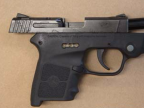 London police seized a gun, drugs, ammuntion and cash from and Adelaide Street North home on Wednesday, Feb. 4. (Police supplied photo)