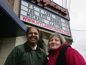 Ali and Moira Adlan, owners of the Hyland Theatre.