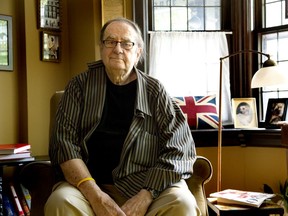 London theatre icon Don Fleckser at his home in London, Ont. on Tuesday October 18, 2016. (Derek Ruttan/The London Free Press/)