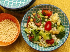 Couscous, quinoa or short pasta will work for this Middle Eastern Salad. Mike Hensen/The London Free Press
