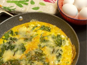 Spinach and Ham Frittata (Mike Hensen/The London Free Press)