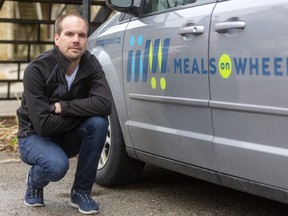 Chad Callander,  the executive director of London's Meals on Wheels. (Mike Hensen/The London Free Press/Postmedia Network)