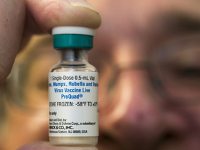 Mumps vaccine (file photo)