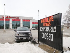 Goodlife Fitness clubs across Canada have closed until further notice. (Postmedia Network file photo)