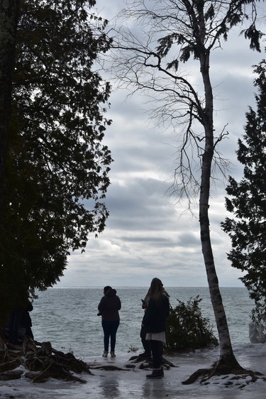 Cave Point is a favourite stop for photographers providing a stellar view overlooking Lake Michigan. Exposed rocks at Cave Point are 410 million years old and are part of the Niagara Escarpment which begins in Ontario. WAYNE NEWTON/SPECIAL TO POSTMEDIA