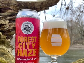 London Brewing has partnered with the Society of Beer Drinking Ladies to brew Forest City Haze, one of many beers now being delivered to local doorsteps.