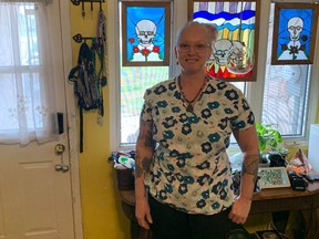Port Burwell resident Rhonda Hall-Couch has returned to a job as a personal support worker in Tillsonburg to help frontline worker dealing with staff shortage due to COVID-19.