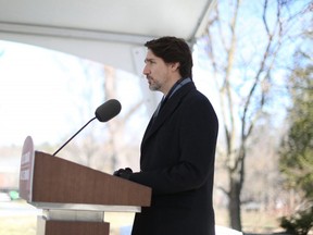 Canadian Prime Minister Justin Trudeau  (Photo by Dave Chan / AFP)