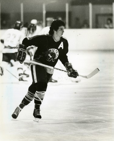 Bruce Smith, Clarke Road Trojans hockey player, 1983. (London Free Press files)