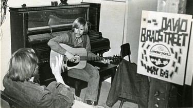 David Bradstreet, London musician, 1971. (London Free Press files)