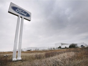 The Ford Essex Engine Plant in Windsor is shown on March 24, 2020.