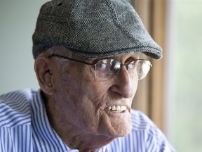 Philip Cockburn was in a gunner in a Sherman tank that landed in France on D-Day. (Derek Ruttan/The London Free Press)