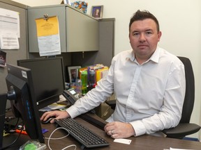 Kevin Dickins, the Ontario Works administrator for the City of London says they will work to make sure people can cash their cheques in London, Ont.  (Mike Hensen/The London Free Press)
