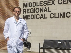 Dr. Michael Craig, a family medicine doctor at the Middlesex Central Regional Medical Clinic in Ilderton, north of London. Mike Hensen/The London Free Press/Postmedia Network