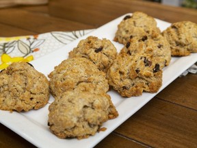 These delicious whole wheat raisin scones are an easy option for bakers with yeast hard to find on store shelves these days, Jill Wilcox writes. (Mike Hensen/The London Free)