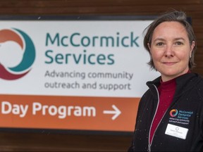 Karen Johnson, is the director of the McCormick Home's day program in London, Ont. which is launching a website/video showing caregivers how to deal with dementia as they have been forced to close their day programs. Mike Hensen/The London Free Press