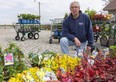 With May historically his busiest month, Bill Thorpe, of Backyard by Design near Ingersoll, wants a level playing field. Right now, he is reduced to curbside pickup which is slow, cumbersome and labour intensive, while grocery stores can allow people in to pick out their own plants.  Mike Hensen/The London Free Press